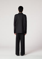 COMPACT SHIRT BLACK、メンズ_トップス_シャツ、着用画像3