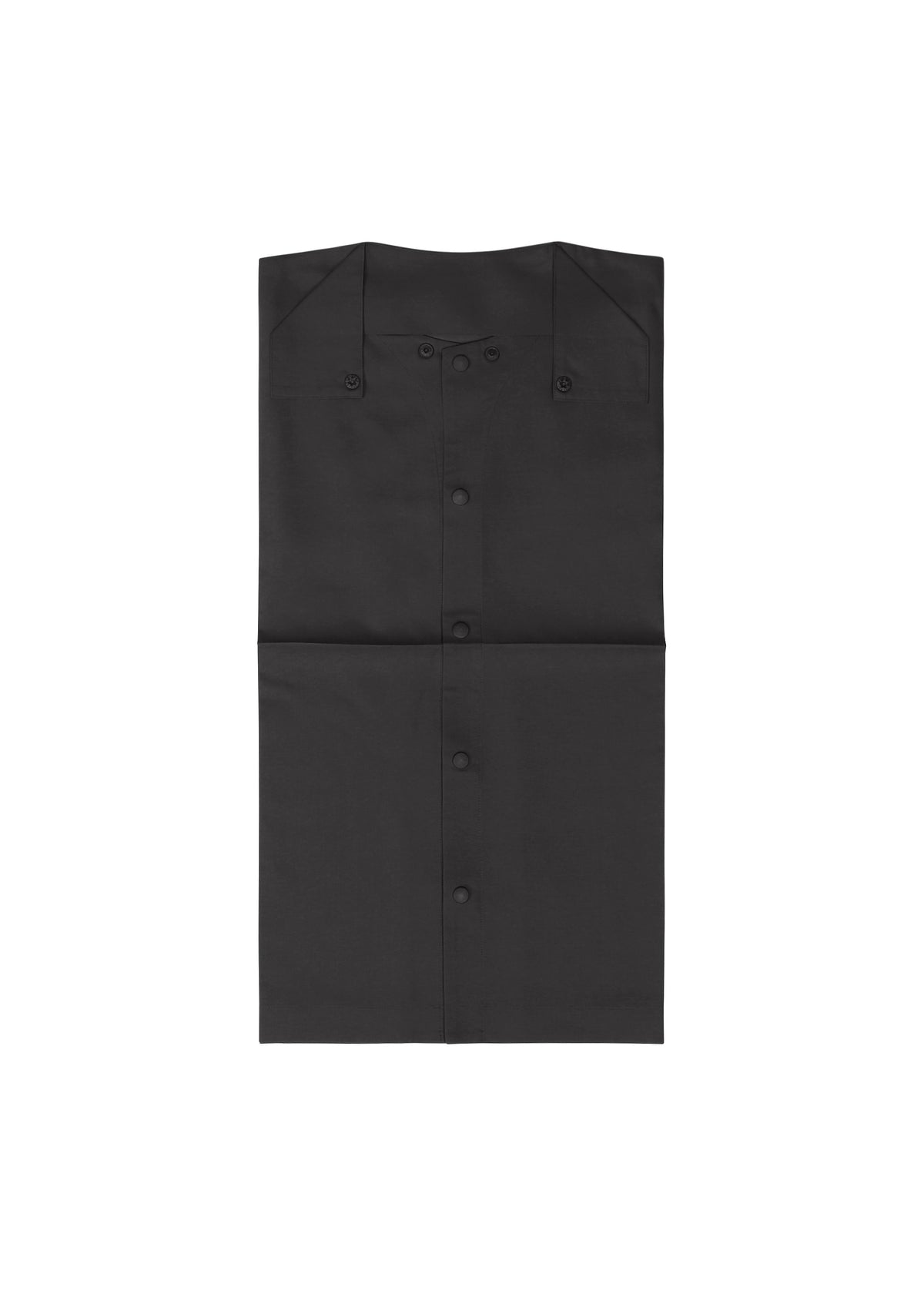 COMPACT SHIRT BLACK、メンズ_トップス_シャツ、ディテール画像5