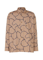 VASE JACQUARD SHIRT、メンズ_トップス_シャツ、ベージュ