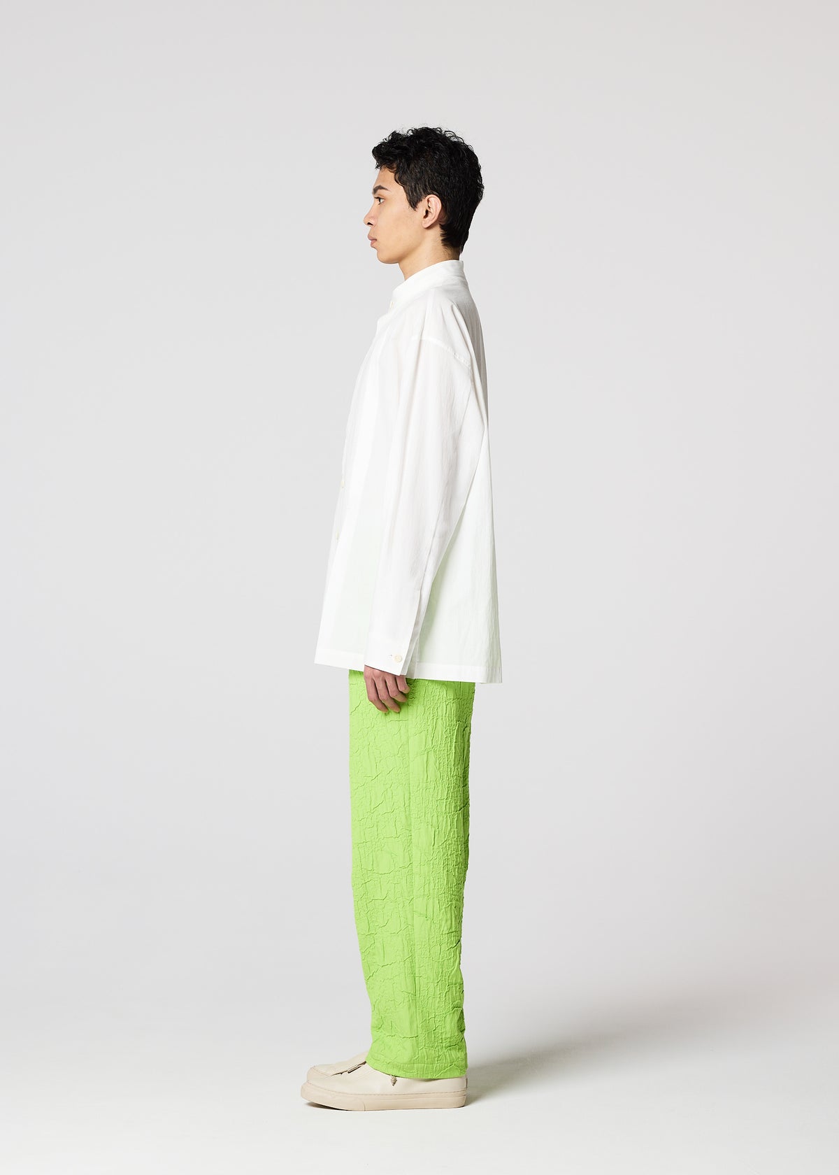 WHITE SHIRT、メンズ_トップス_シャツ、着用画像2