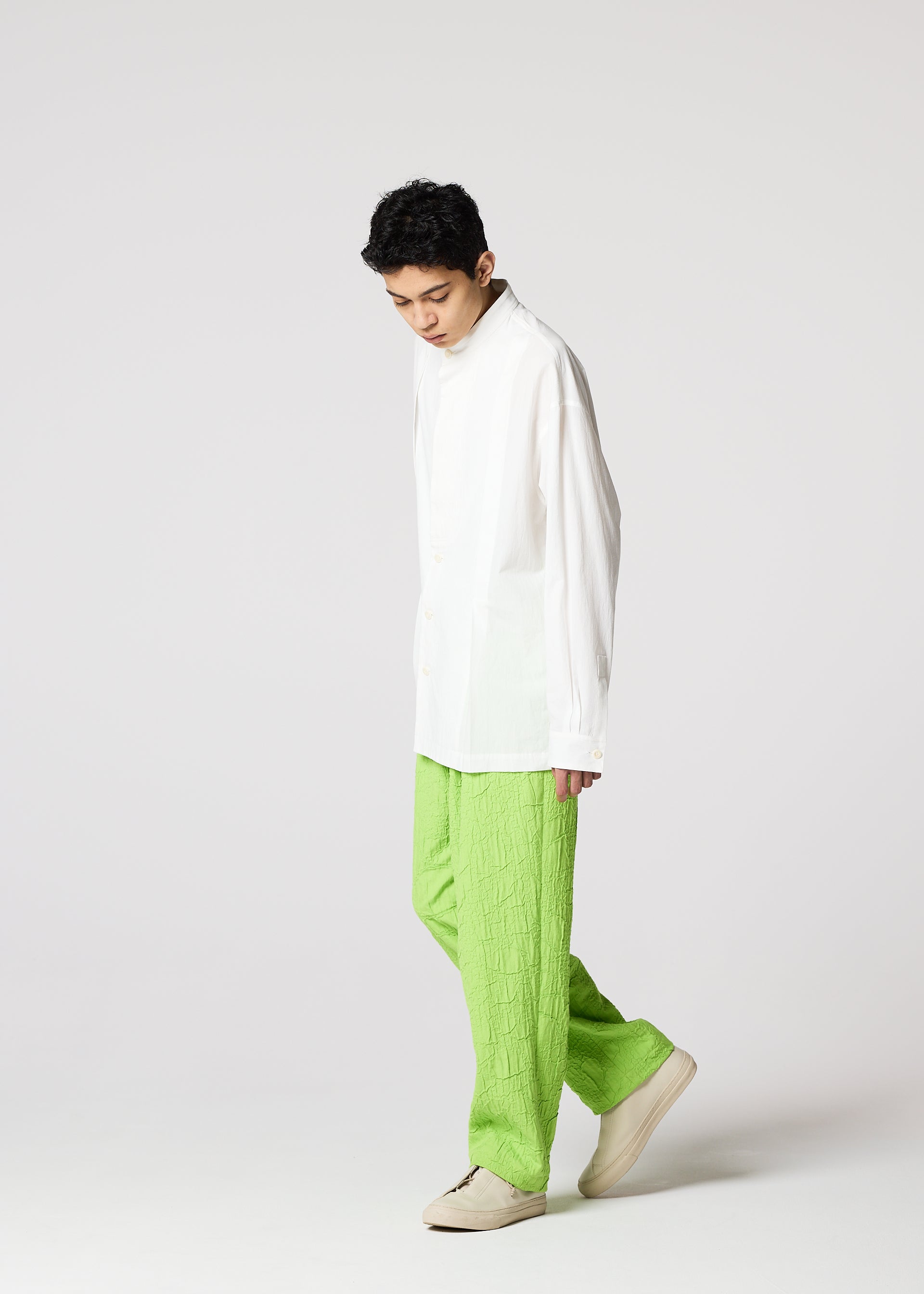 WHITE SHIRT、メンズ_トップス_シャツ、着用画像4