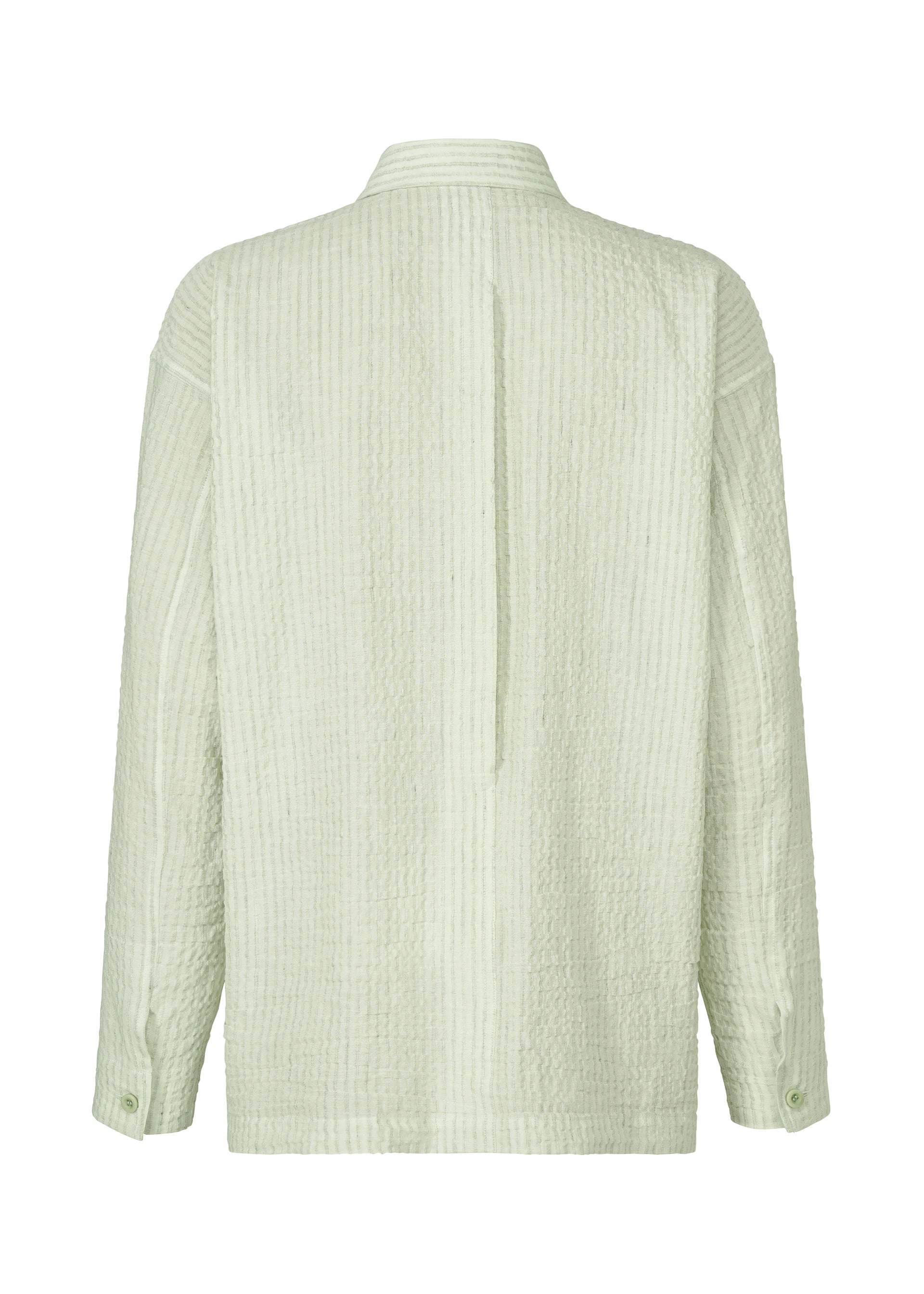 me by ISSEY MIYAKE SHRINK STRIPE カーディガン ミー イッセイミヤケ(me ISSEY MIYAKE)ミー イッセイミヤケ SHRINK