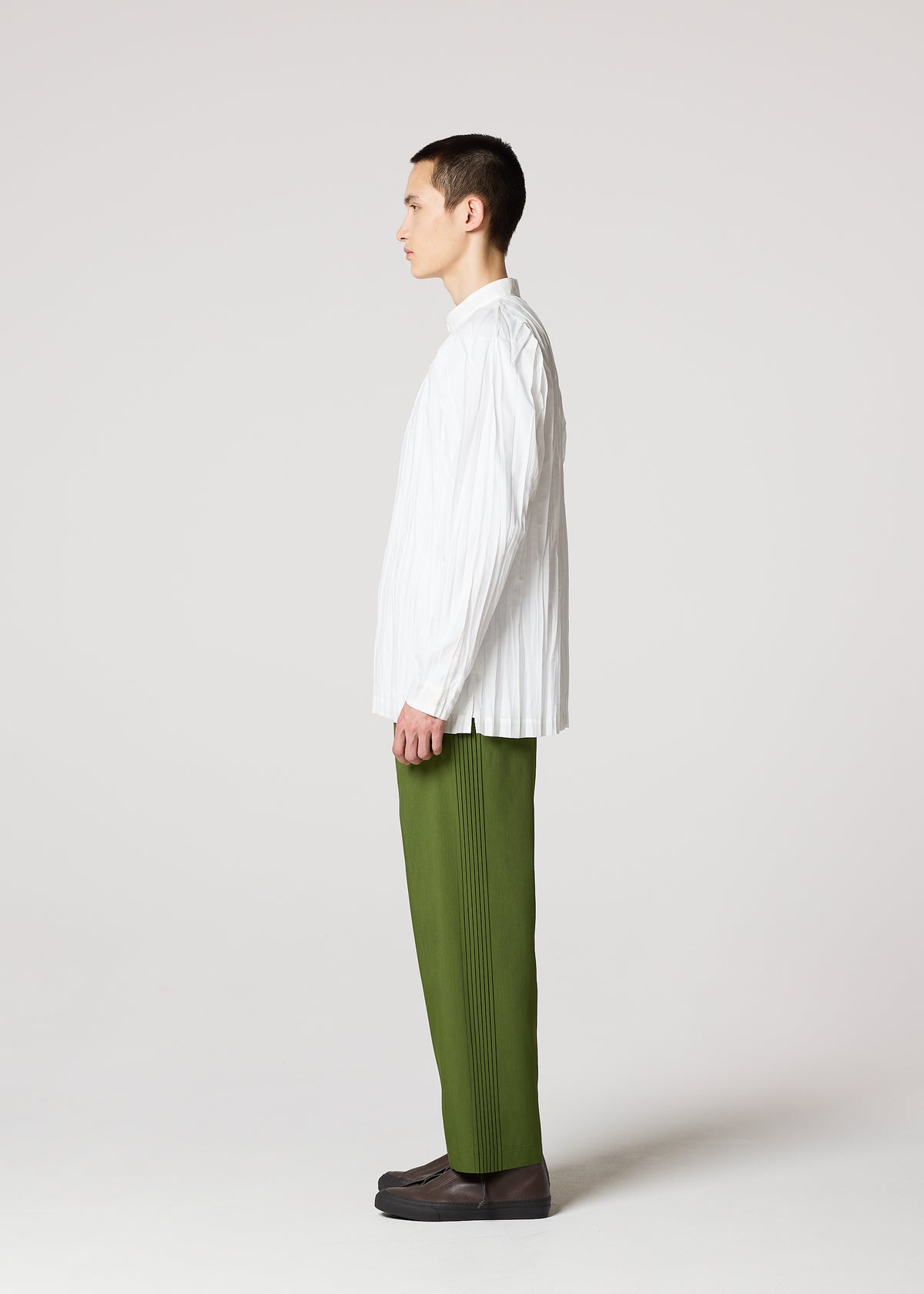 WRINKLE SHIRT、メンズ_トップス_シャツ、着用画像2