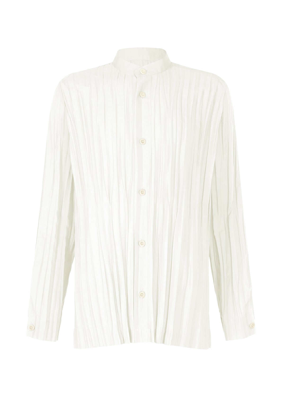 WRINKLE SHIRT、メンズ_トップス_シャツ、ホワイト