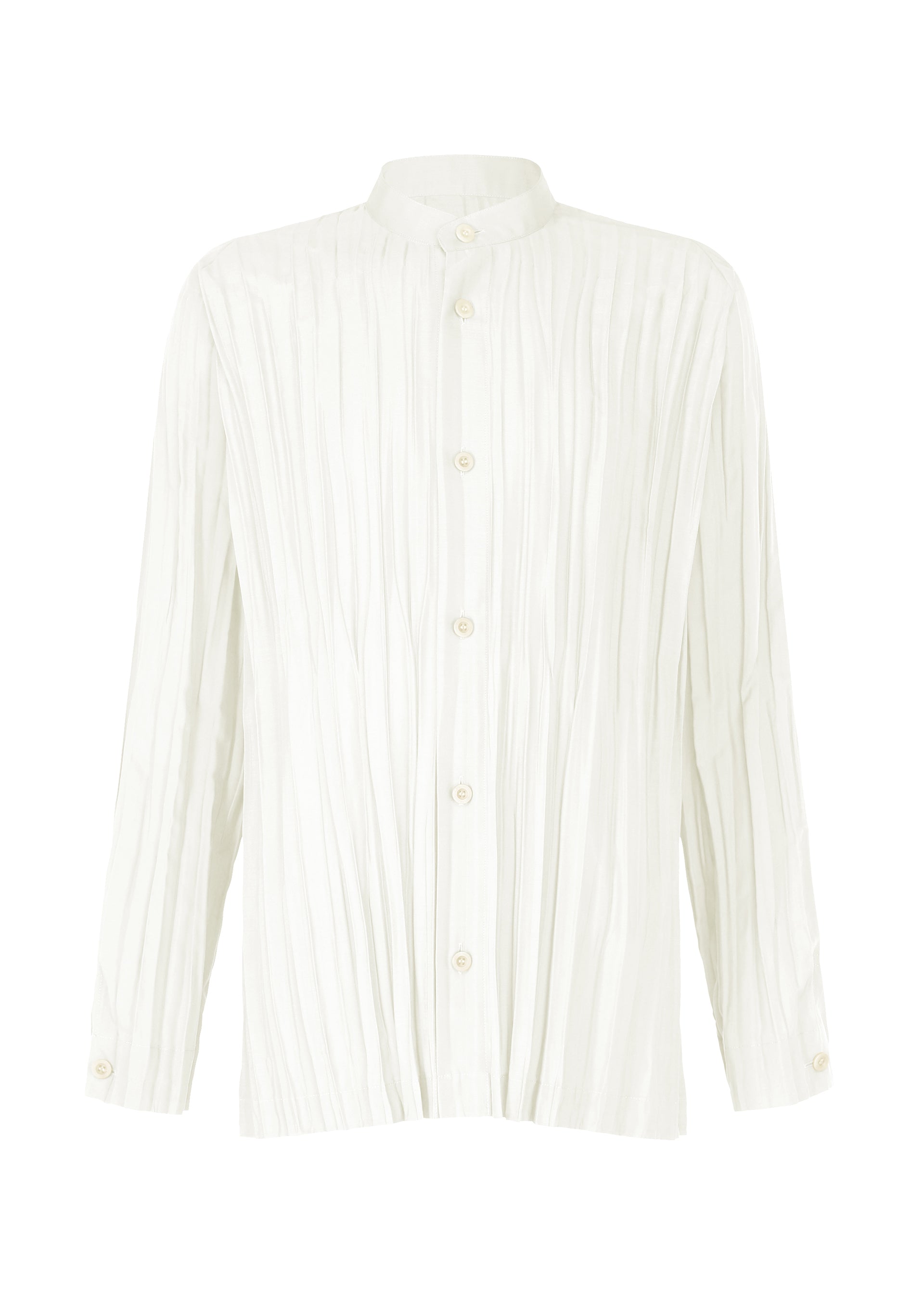 WRINKLE SHIRT、メンズ_トップス_シャツ、ホワイト