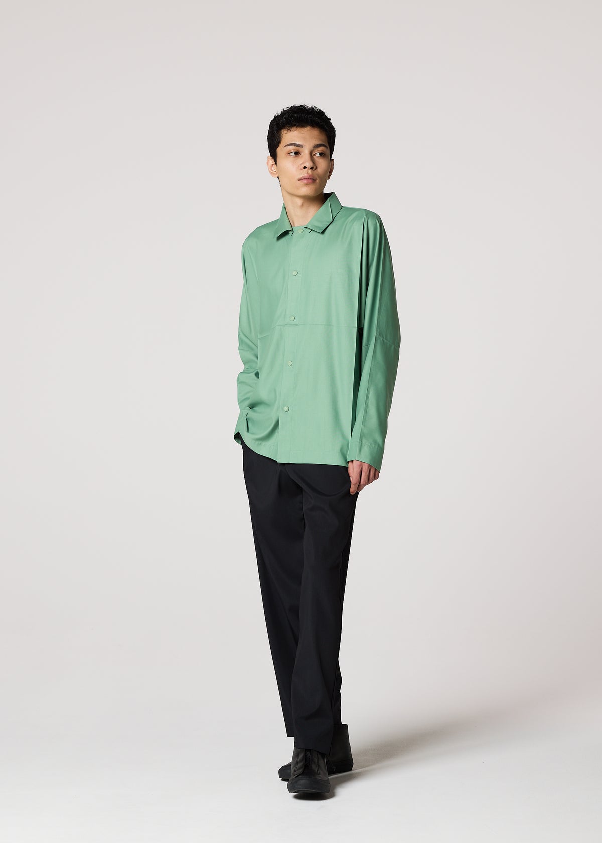 COMPACT SHIRT、メンズ_トップス_シャツ、着用画像4