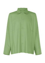 COMPACT SHIRT、メンズ_トップス_シャツ、グリーン