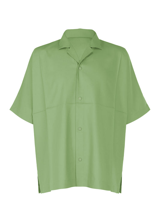 COMPACT SHIRT、メンズ_トップス_シャツ、グリーン