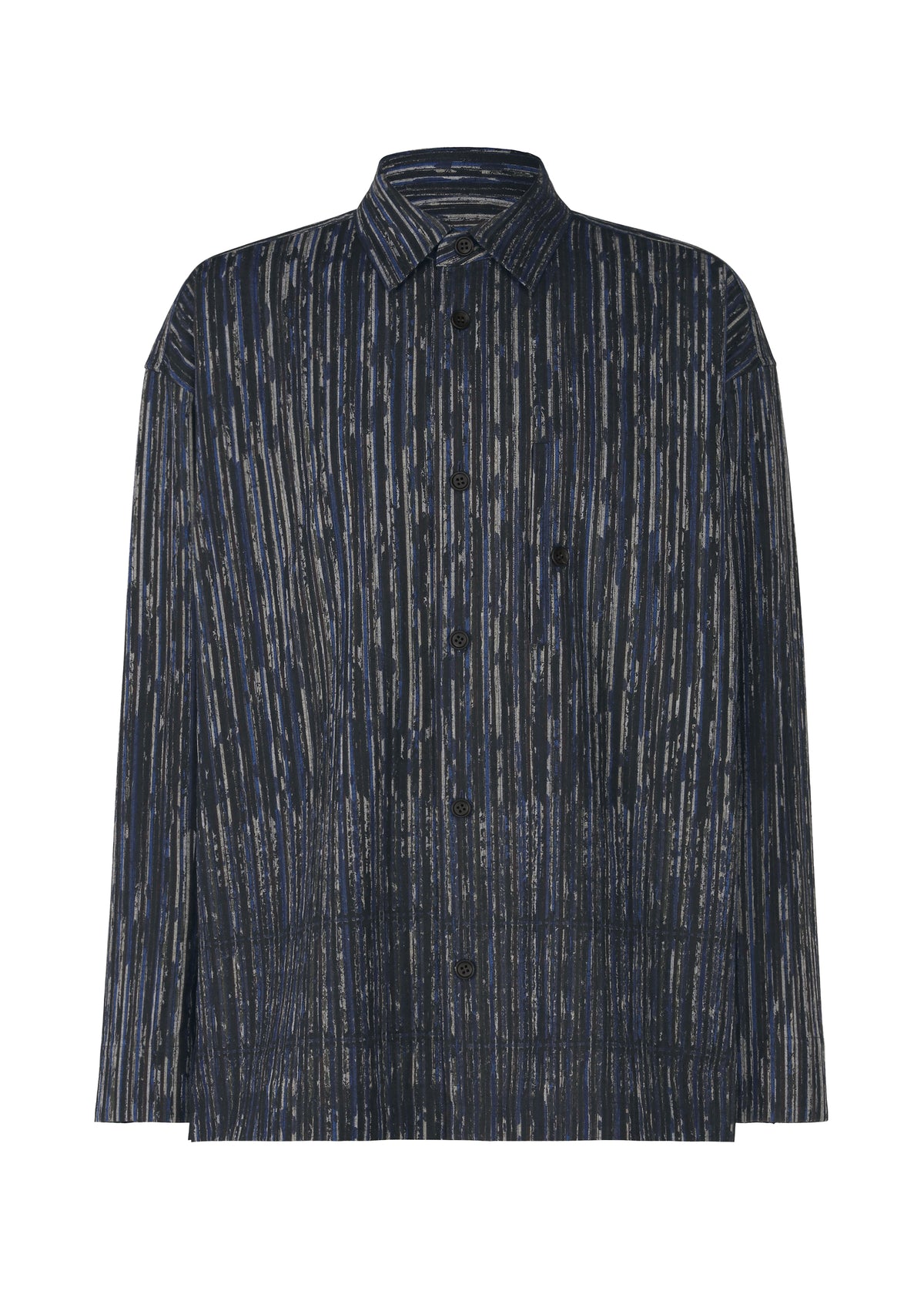 CURVINESS SHIRT、メンズ_トップス_シャツ、グレー
