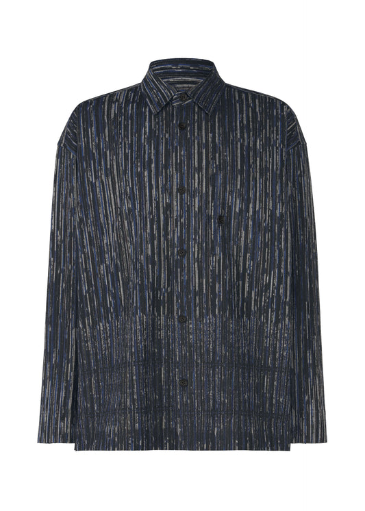 CURVINESS SHIRT、メンズ_トップス_シャツ、グレー