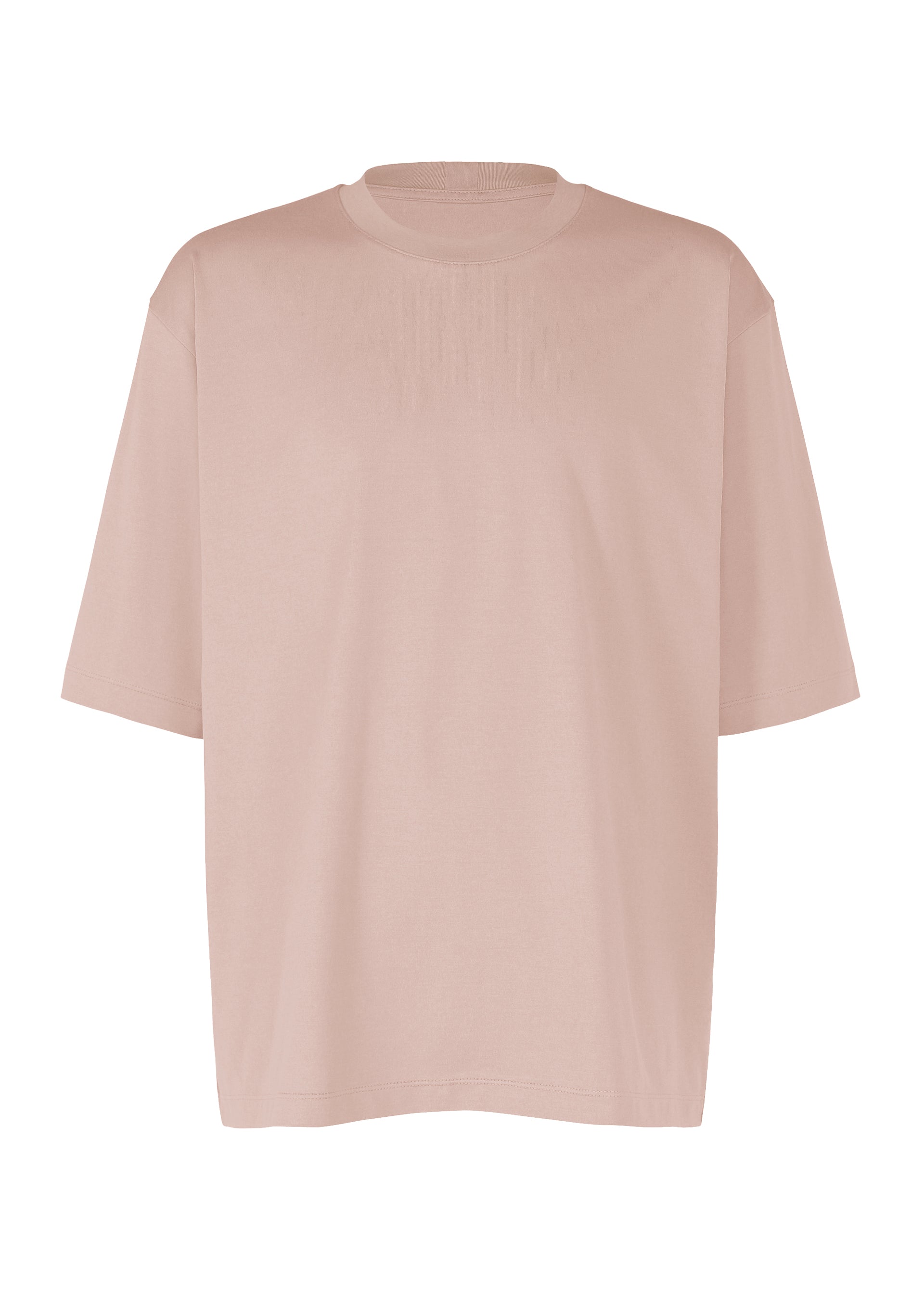 イッセイミヤケ 半袖カットソー Uネック サーモンピンク STRETCH PLEATS 3 – isseymiyake.com