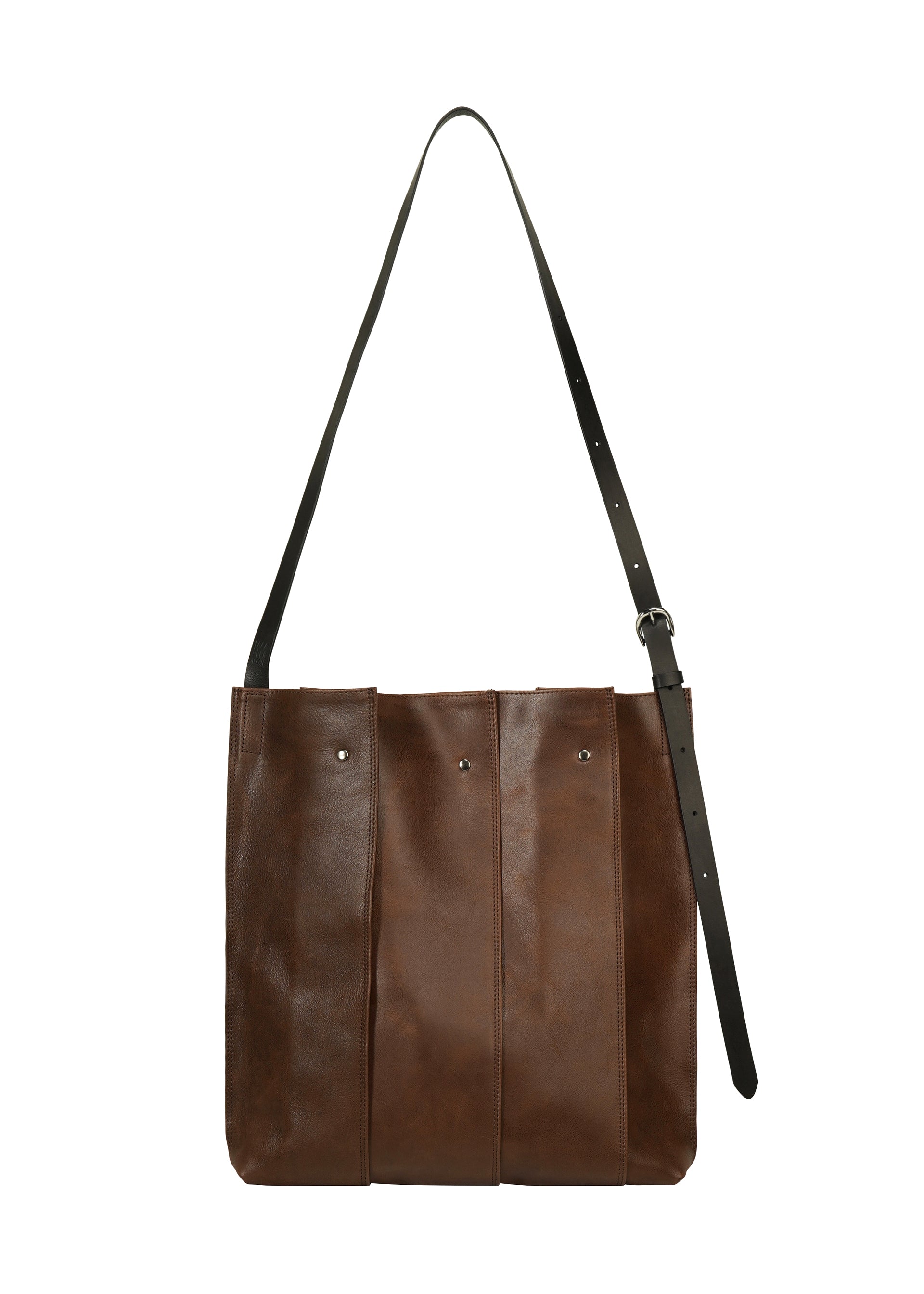 LEATHER PLEATS、バッグ&財布_ショルダーバッグ、ブラウン