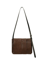 LEATHER PLEATS、バッグ&財布_ショルダーバッグ、ブラウン