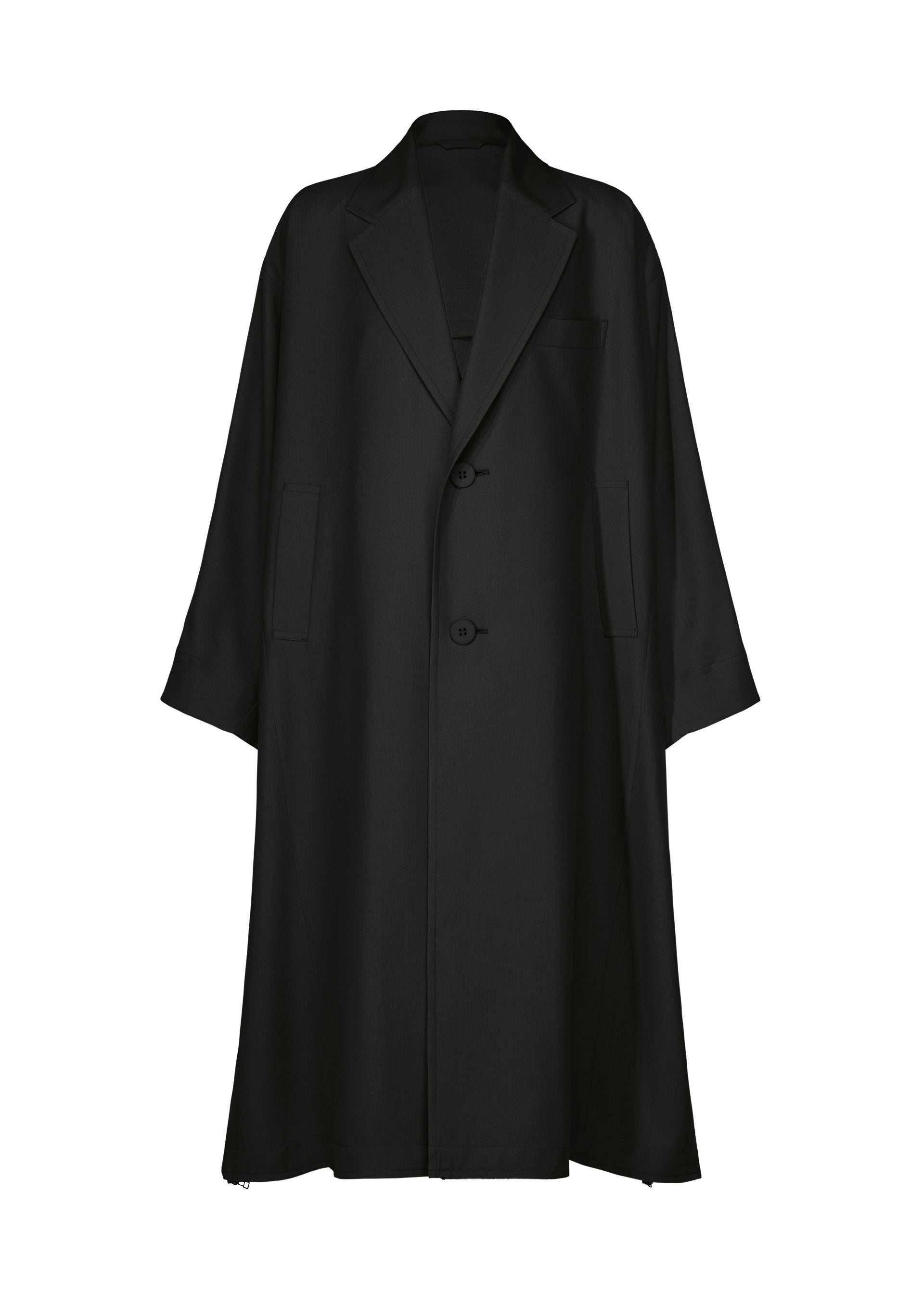 BREEZE DRAPE、メンズ_ジャケット&コート_コート、ブラック