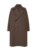 FULLER WOOL、メンズ_ジャケット&コート_コート、ブラウン