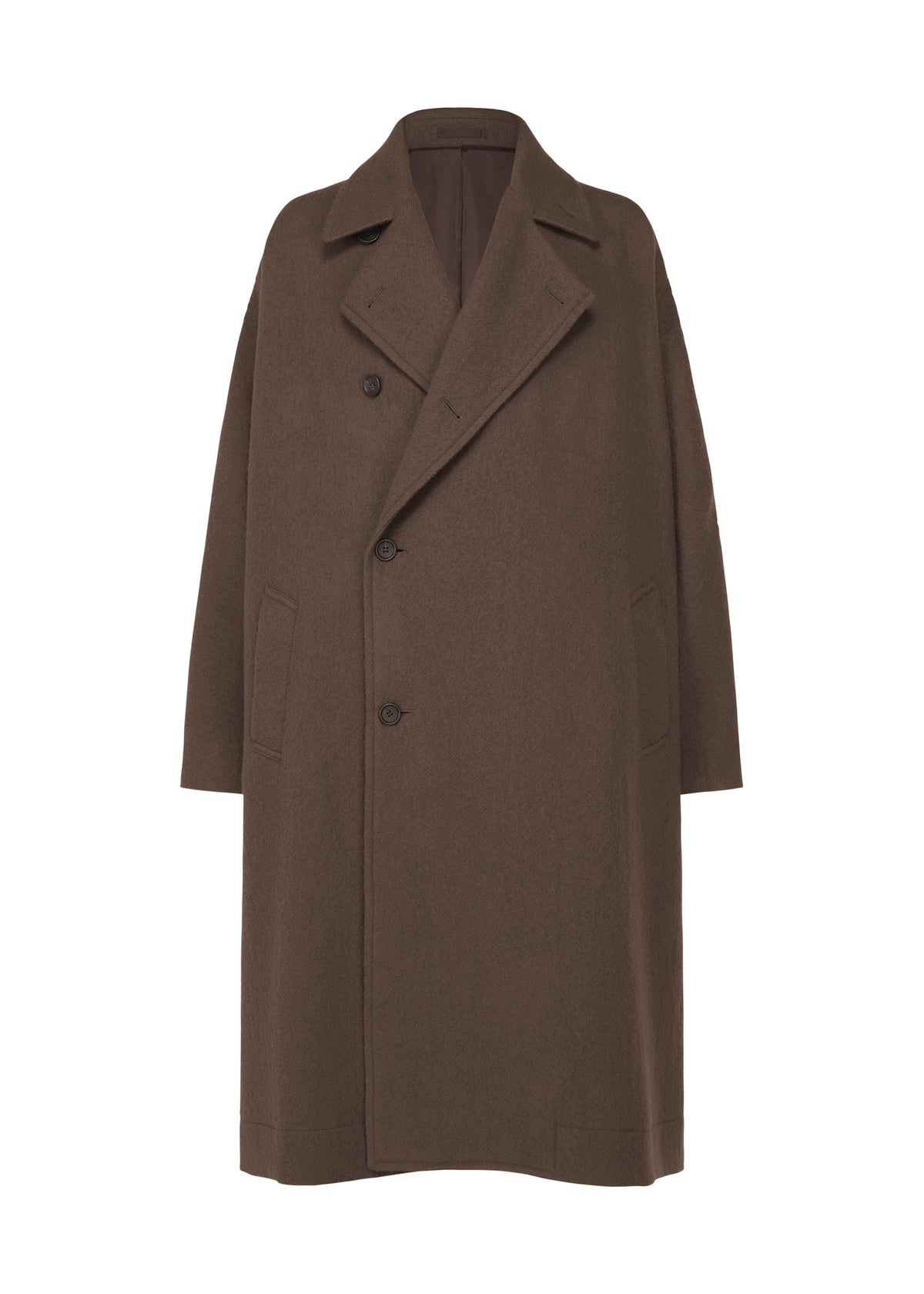 FULLER WOOL、メンズ_ジャケット&コート_コート、ブラウン