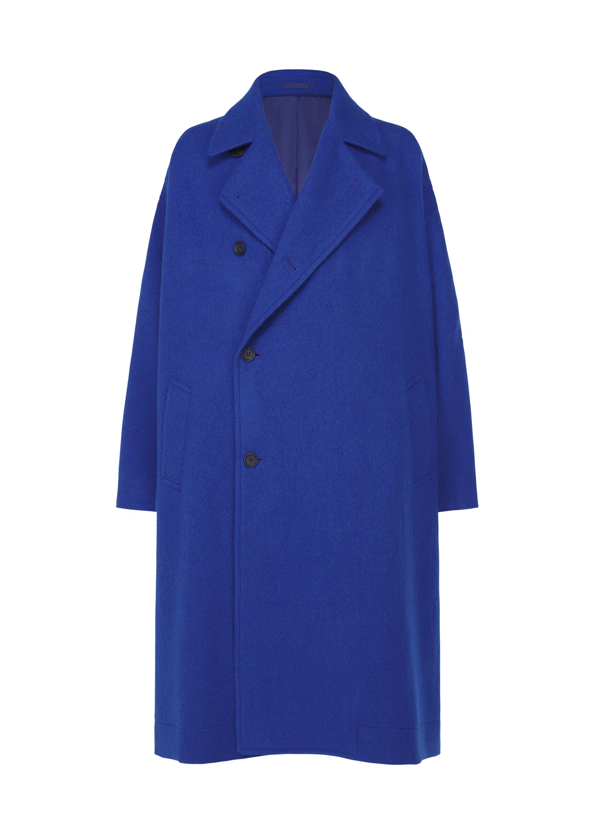 FULLER WOOL、メンズ_ジャケット&コート_コート、ブルー