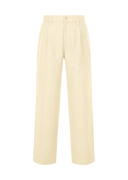 TOUGH WOOL COTTON、メンズ_パンツ、ホワイト