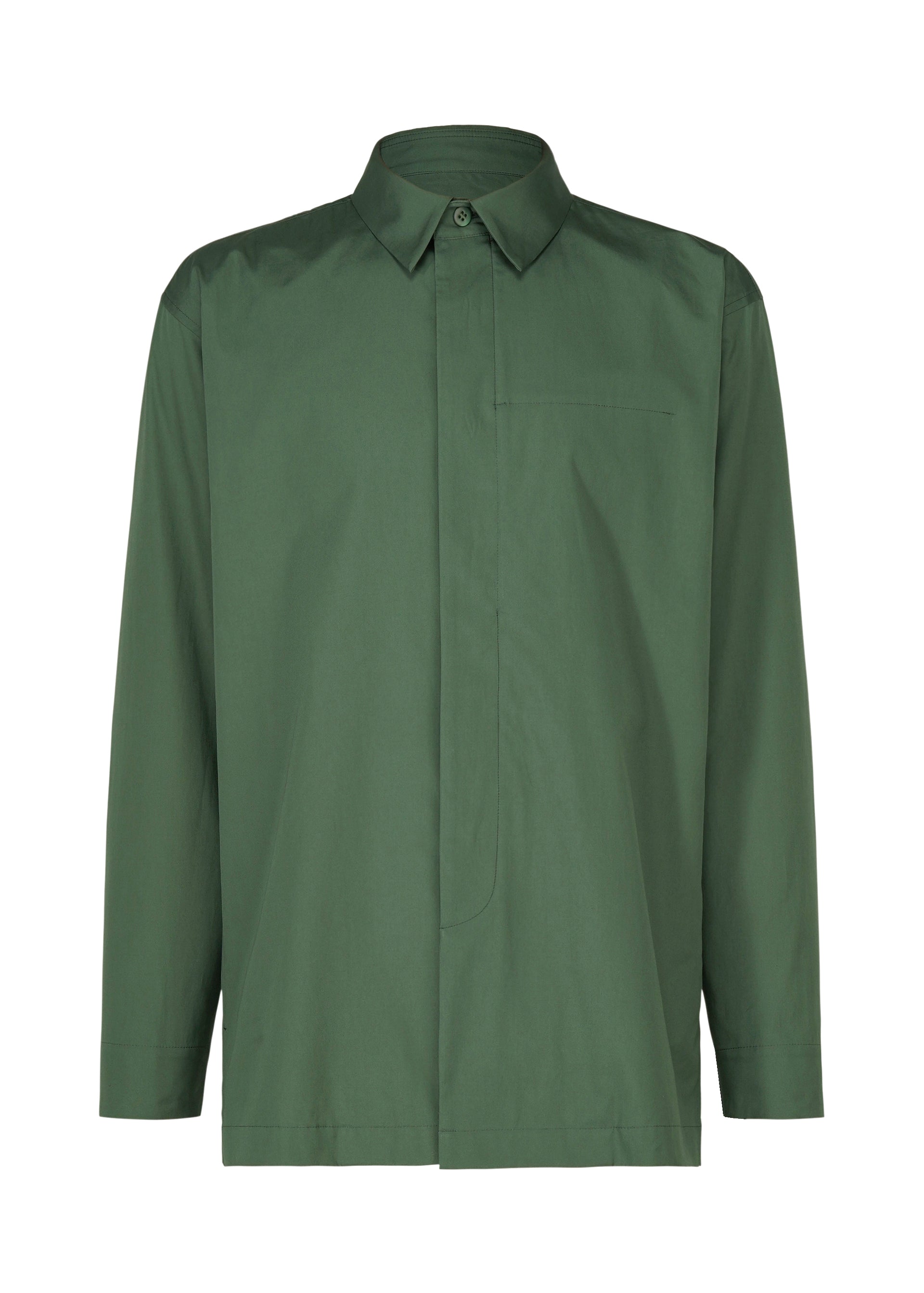140/2 SHIRT、メンズ_トップス_シャツ、グリーン