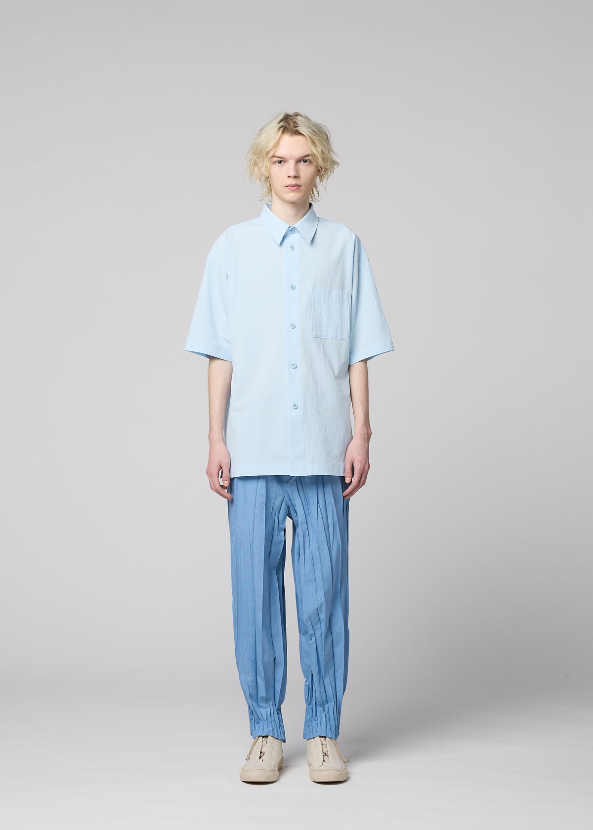 WHITE SHIRT、メンズ_トップス_シャツ、着用画像1
