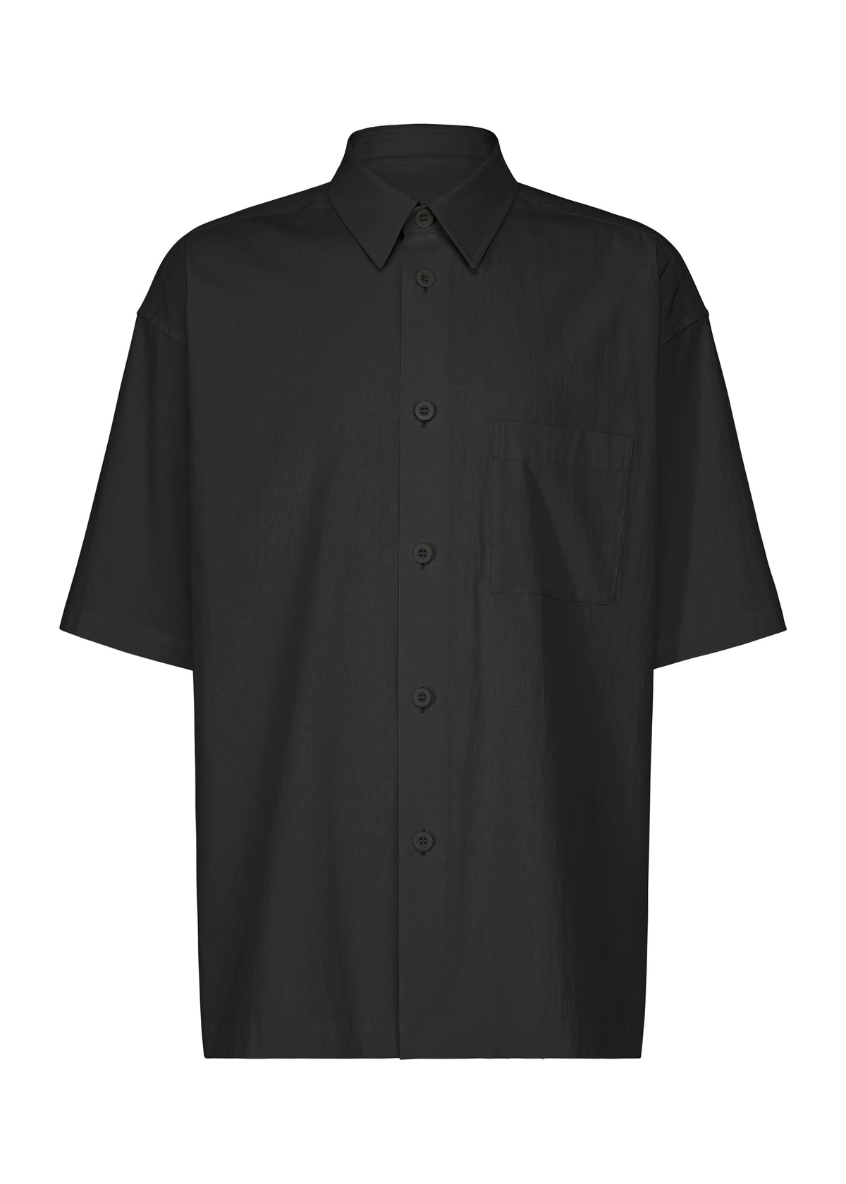 WHITE SHIRT、メンズ_トップス_シャツ、ブラック