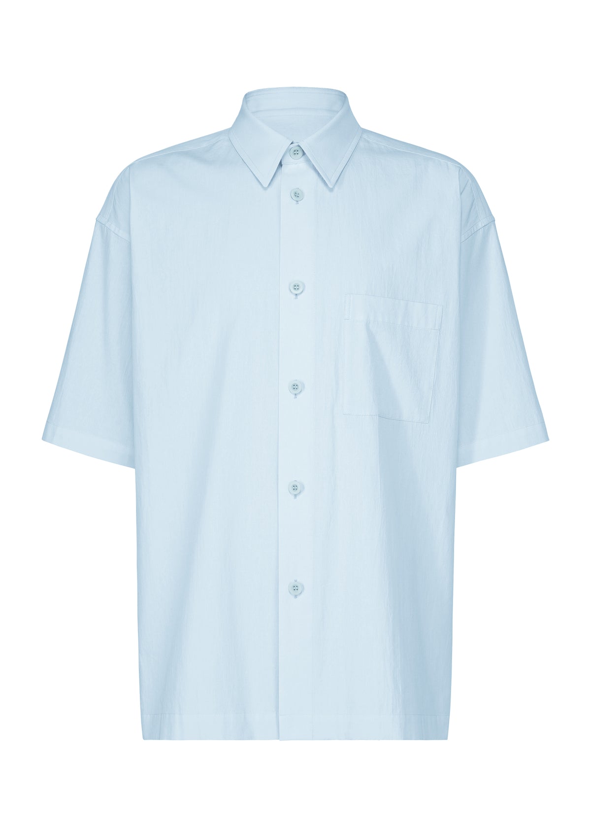 WHITE SHIRT、メンズ_トップス_シャツ、ブルー