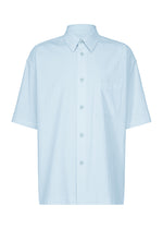 WHITE SHIRT、メンズ_トップス_シャツ、ブルー