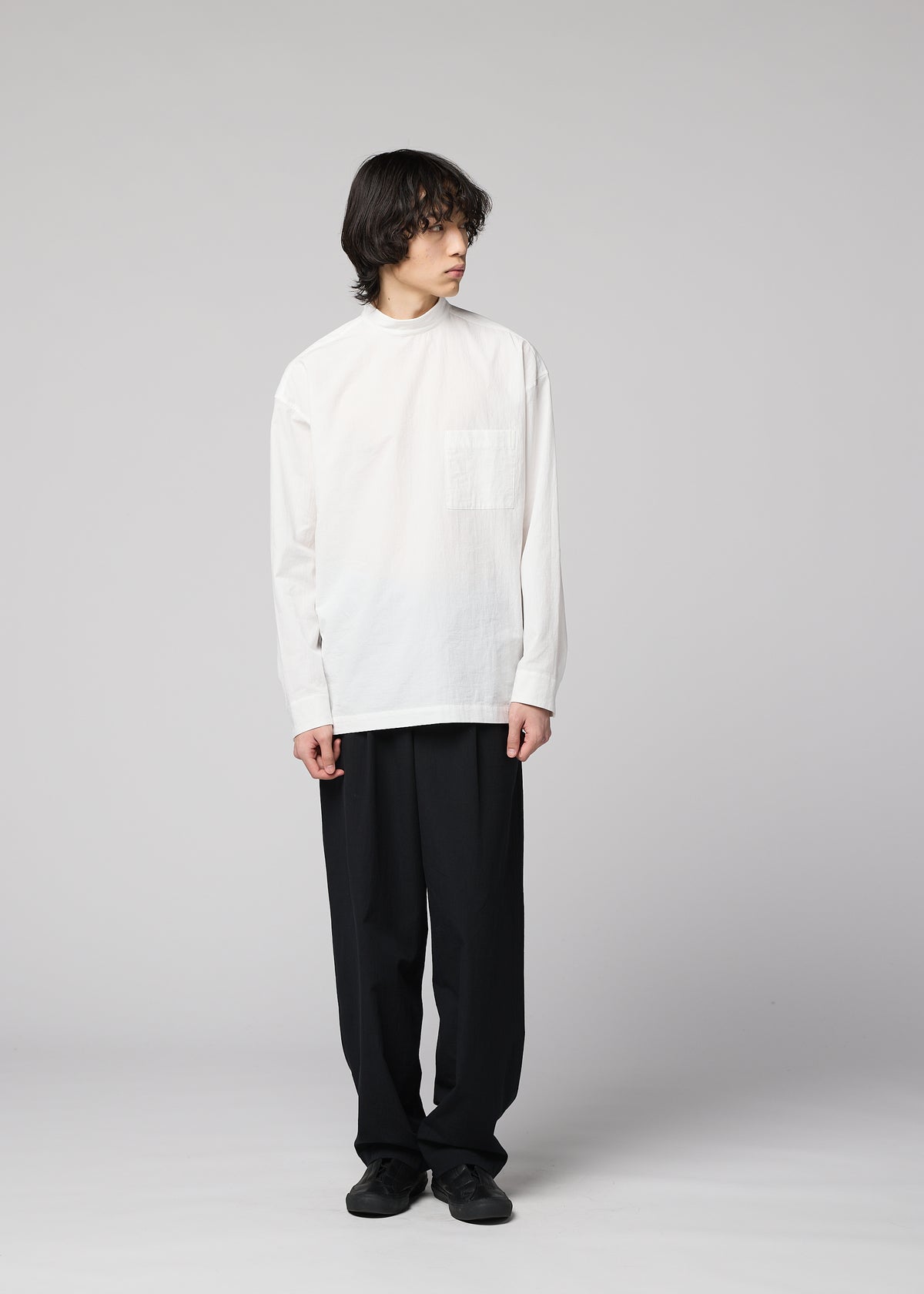WHITE SHIRT、メンズ_トップス_シャツ、着用画像4
