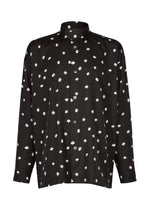 MERRY SATIN SHIRT、メンズ_トップス_シャツ、ブラック