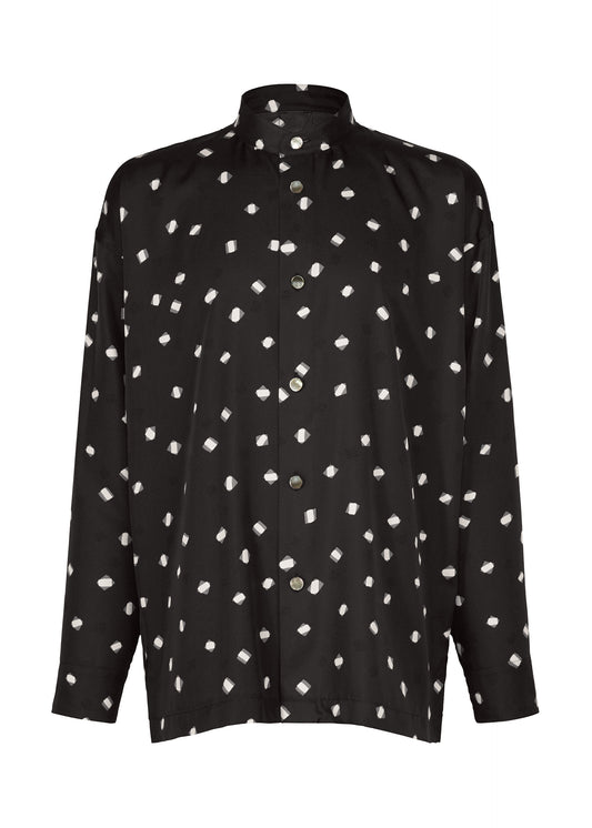 MERRY SATIN SHIRT、メンズ_トップス_シャツ、ブラック