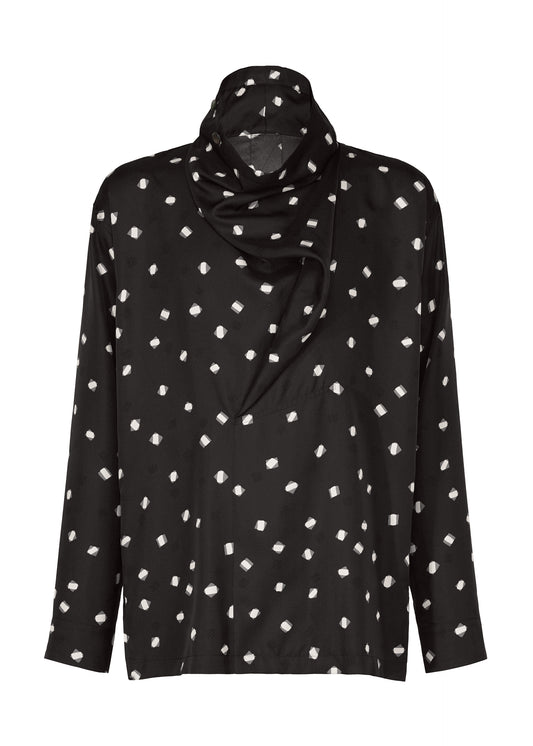 MERRY SATIN SHIRT、メンズ_トップス_シャツ、ブラック