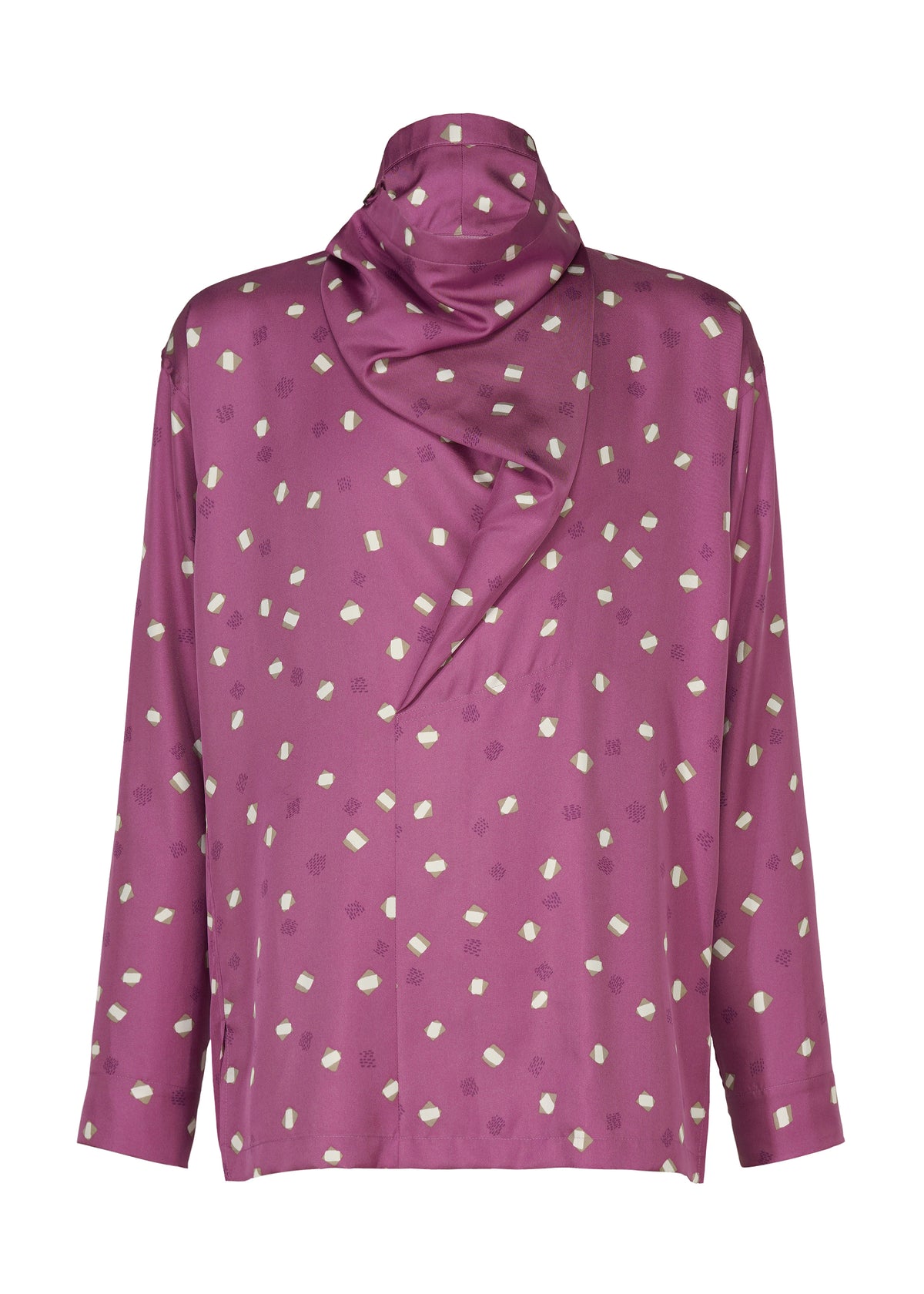 MERRY SATIN SHIRT、メンズ_トップス_シャツ、ディテール画像3