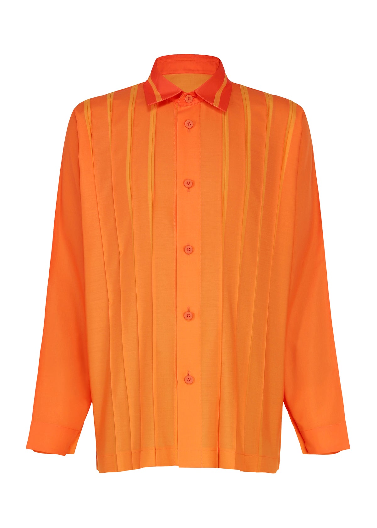 DAWN RAY SHIRT、メンズ_トップス_シャツ、オレンジ