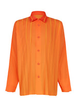 DAWN RAY SHIRT、メンズ_トップス_シャツ、オレンジ