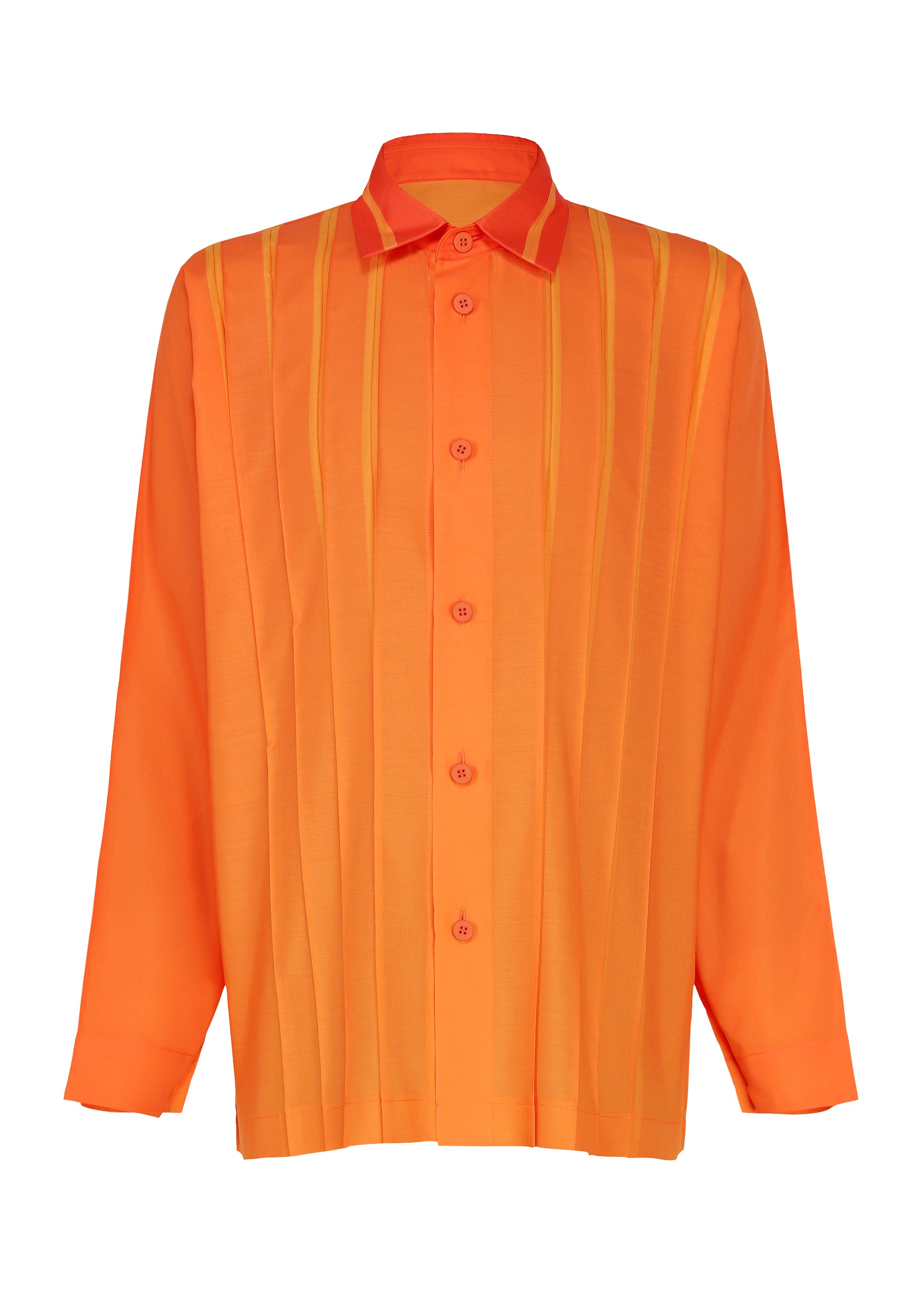 DAWN RAY SHIRT、メンズ_トップス_シャツ、オレンジ