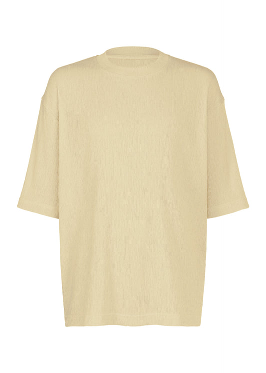 CREPE TUCK JERSEY、メンズ_トップス_トップ、ベージュ