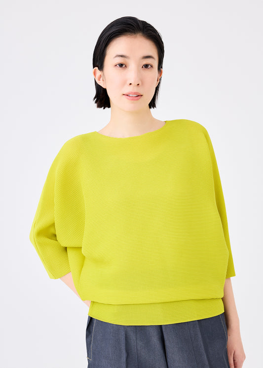 DOLMAN STRETCH PLEATS 2、ウィメンズ_トップス_トップ、着用画像1