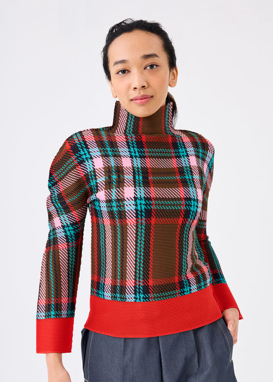 TARTAN CHECK、ウィメンズ_トップス_トップ、着用画像1