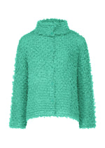 SHAGGY PLEATS、ウィメンズ_トップス_カーディガン、グリーン