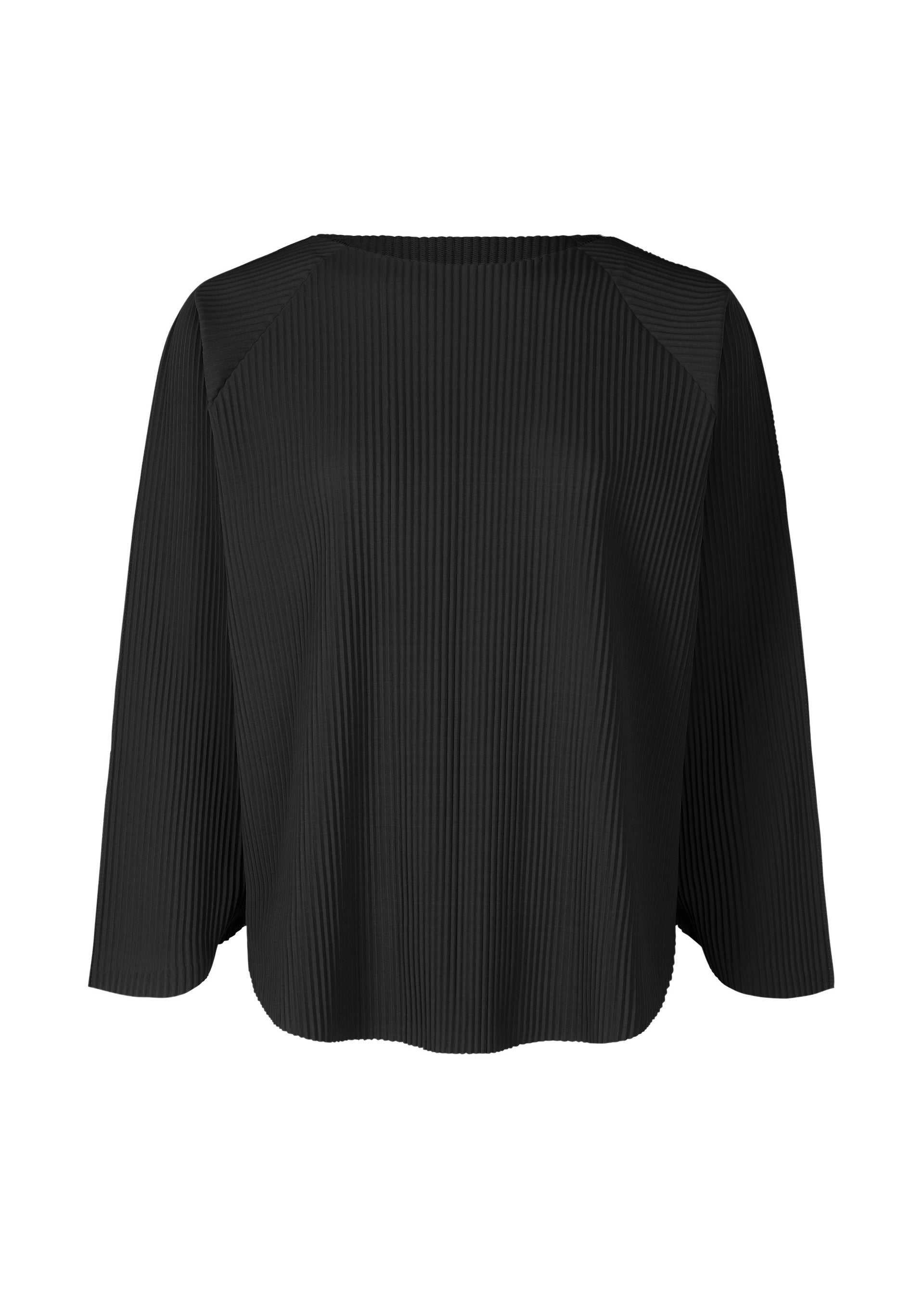 WING PLEATS、ウィメンズ_トップス_トップ、ブラック