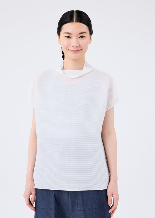 Square Stretch Pleats Top main image 1