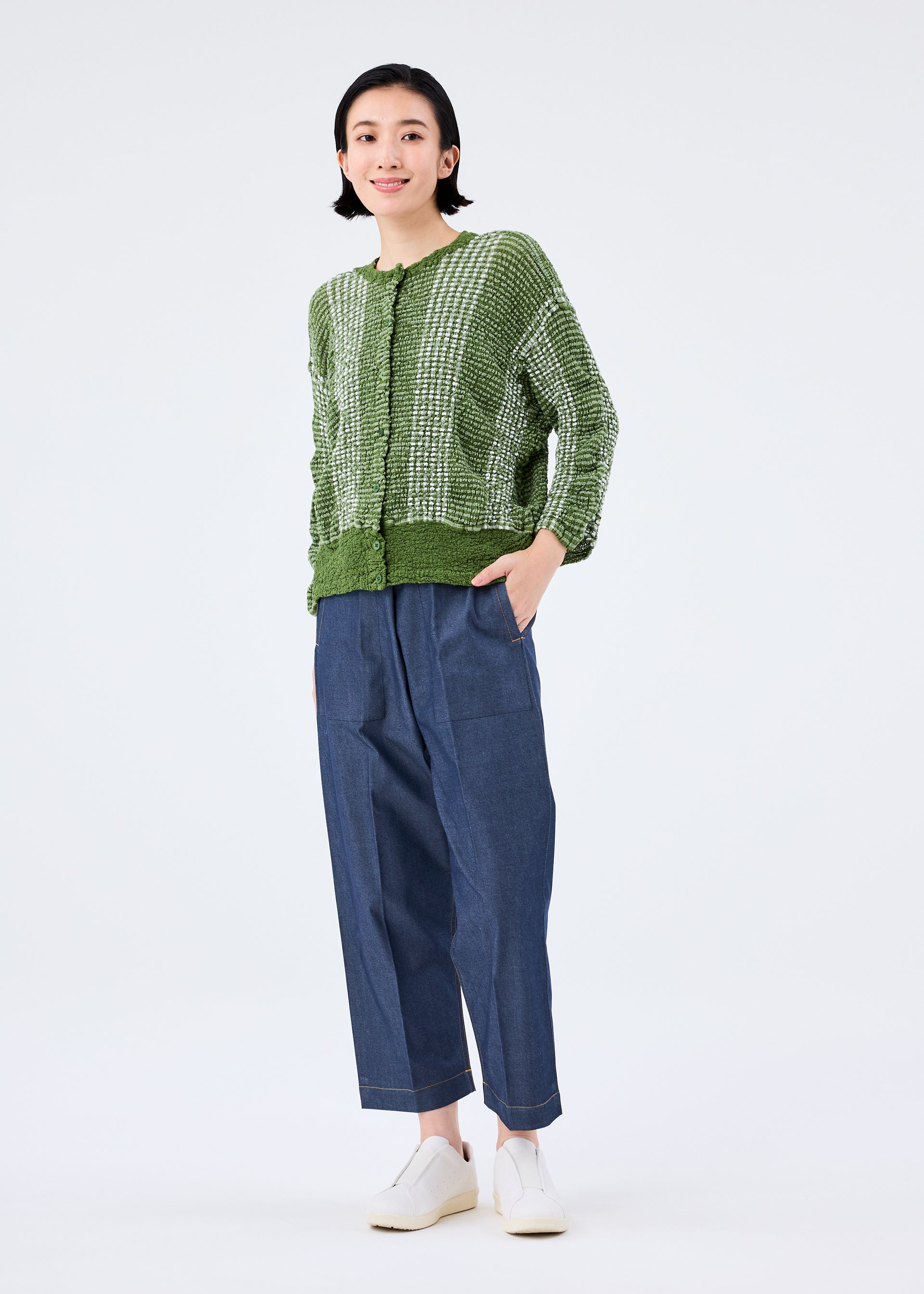 GINGHAM STRIPE CAULIFLOWER – isseymiyake.com