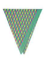 DRAWING CHECK PLEATS STOLE、アクセサリー&その他_ストール、グリーン