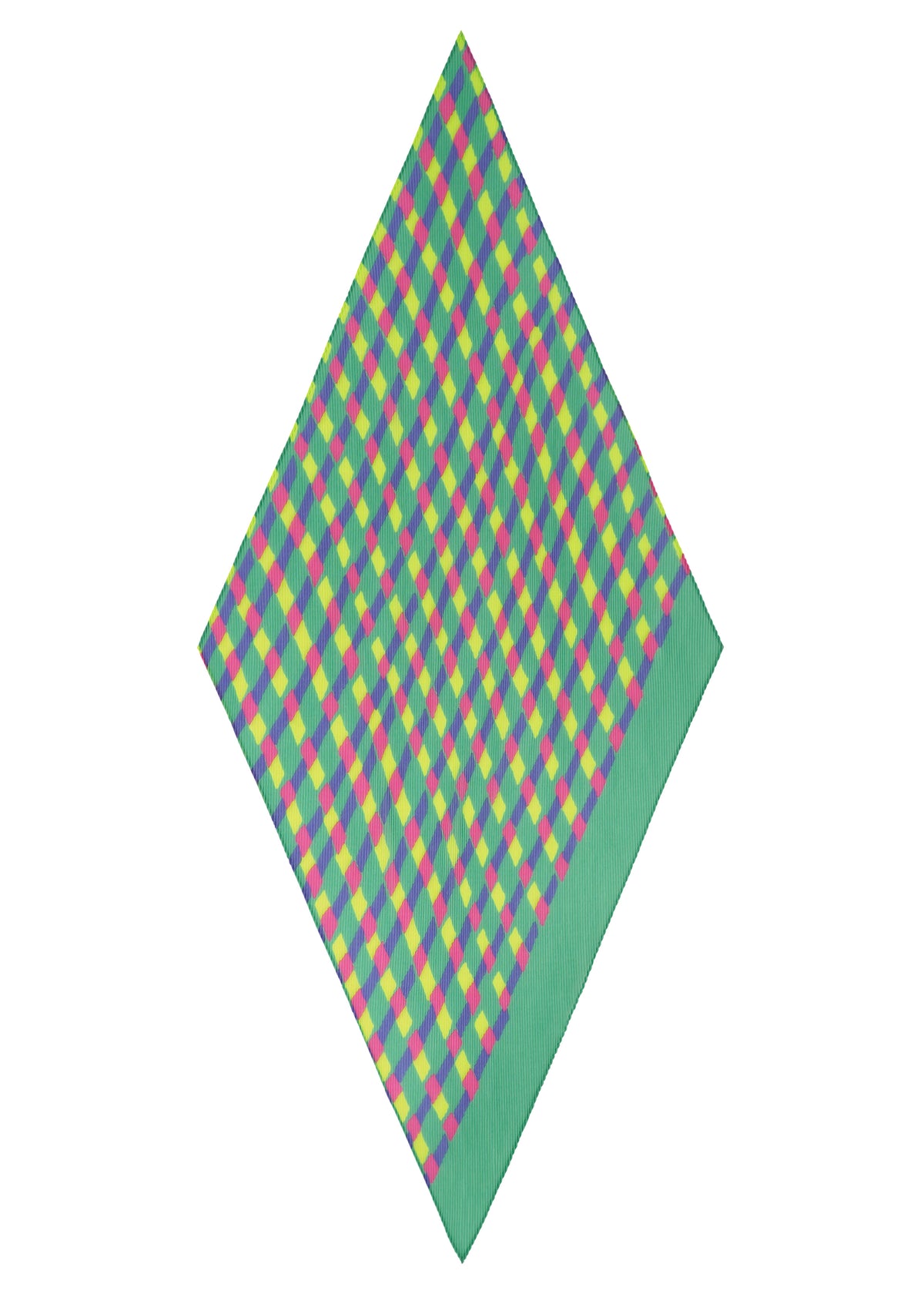 DRAWING CHECK PLEATS STOLE、アクセサリー&その他_ストール、ディテール画像2