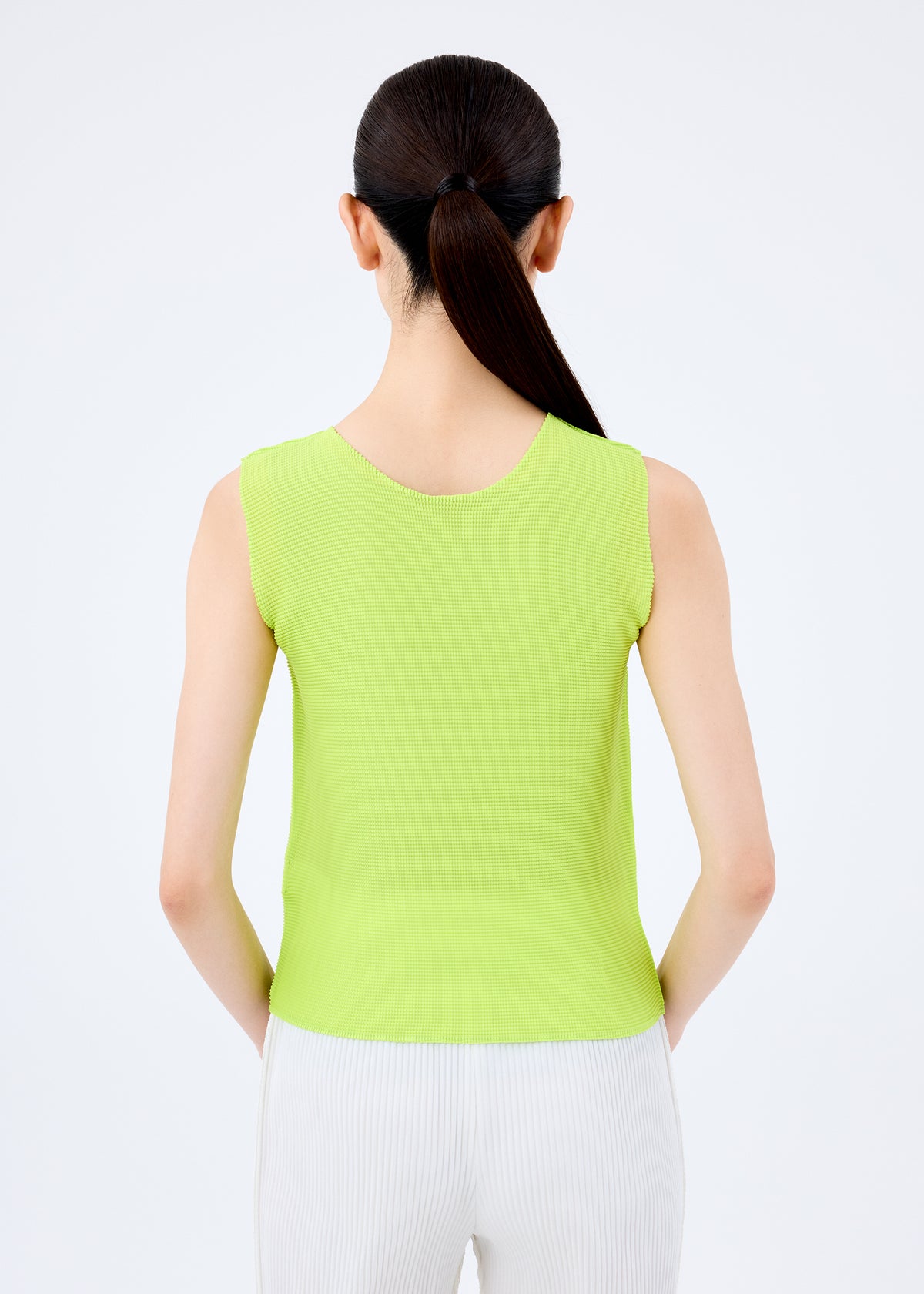 STRETCH PLEATS 6、ウィメンズ_トップス_トップ、着用画像2
