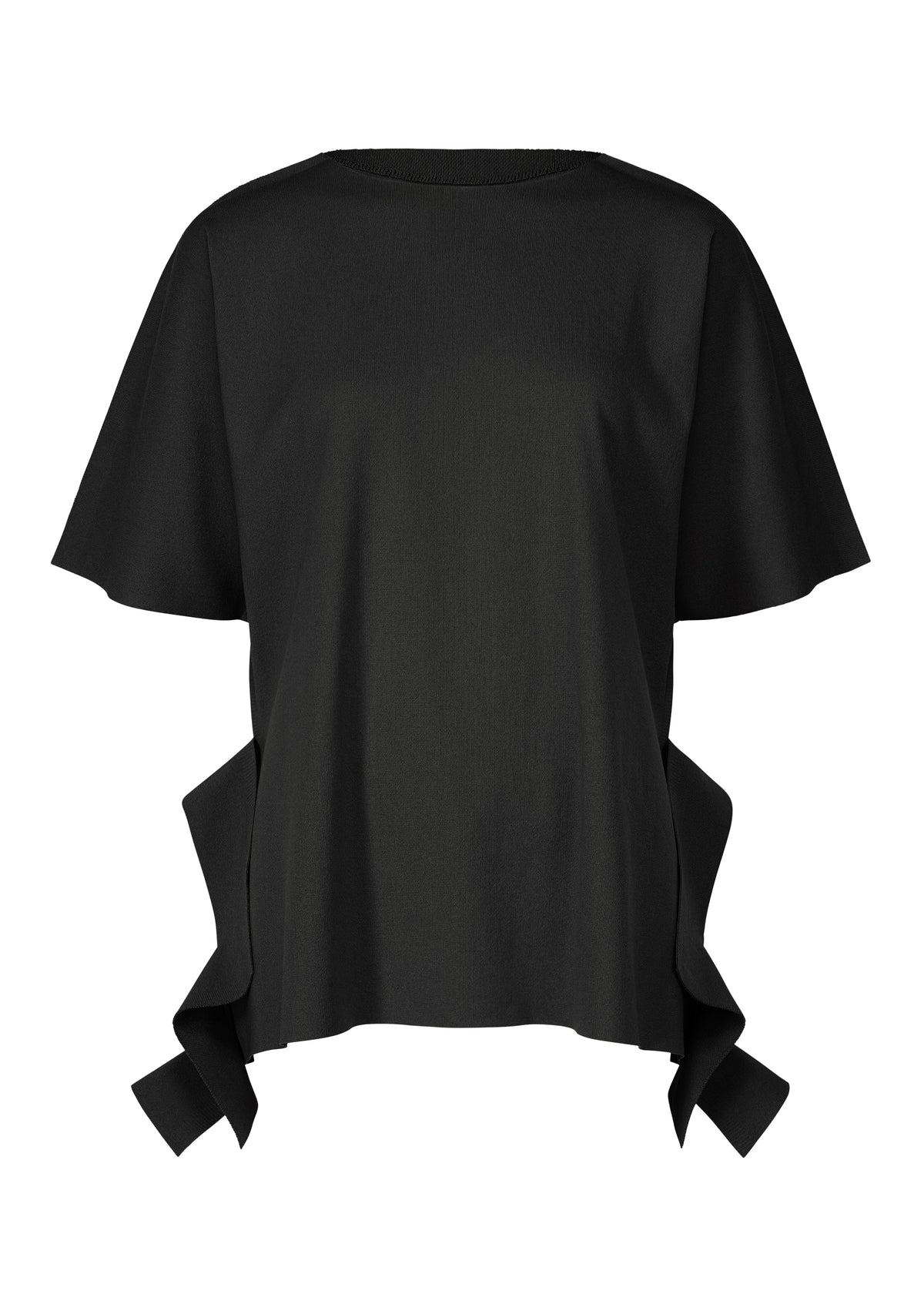 FLAT JERSEY、ウィメンズ_トップス_トップ、ブラック