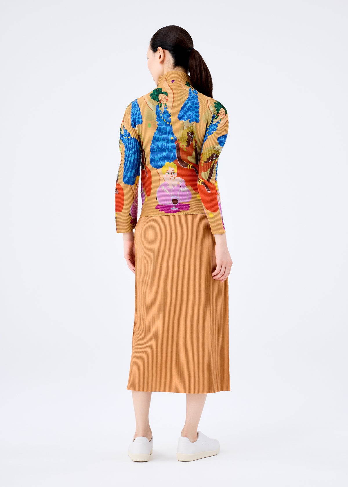 MIX FINE KNIT PLEATS BOTTOM – isseymiyake.com 