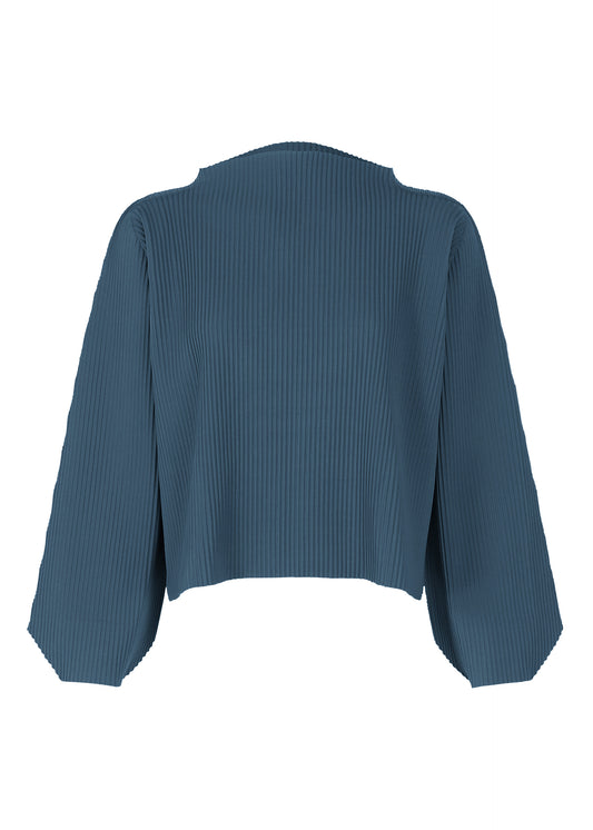 HEXAGON PLEATS、ウィメンズ_トップス_トップ、ブルー