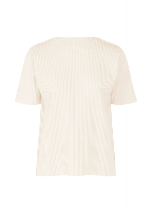 FINE KNIT PLEATS COLOR 2、ウィメンズ_トップス_トップ、ホワイト