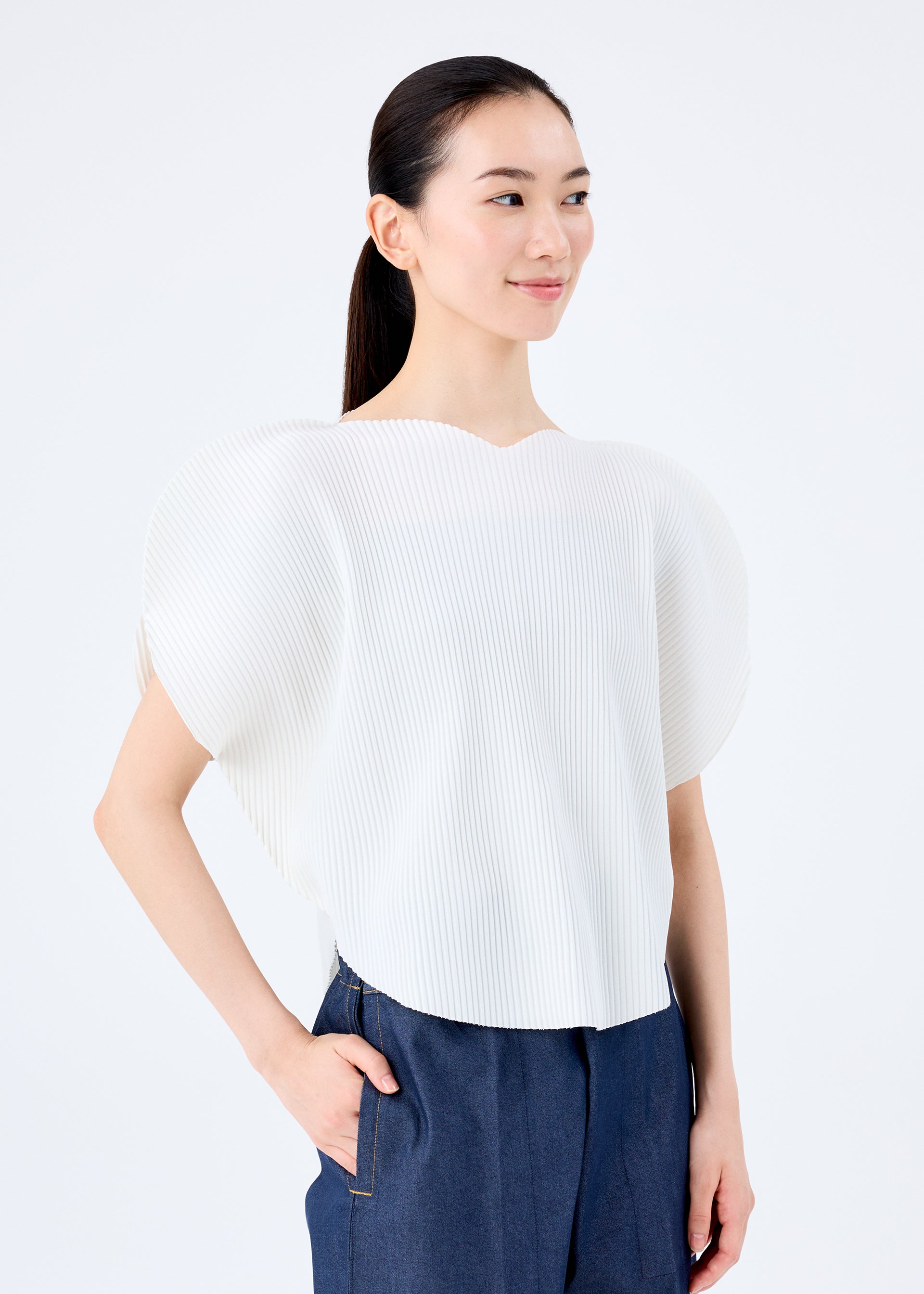 CLOVER PLEATS、ウィメンズ_トップス_トップ、着用画像1